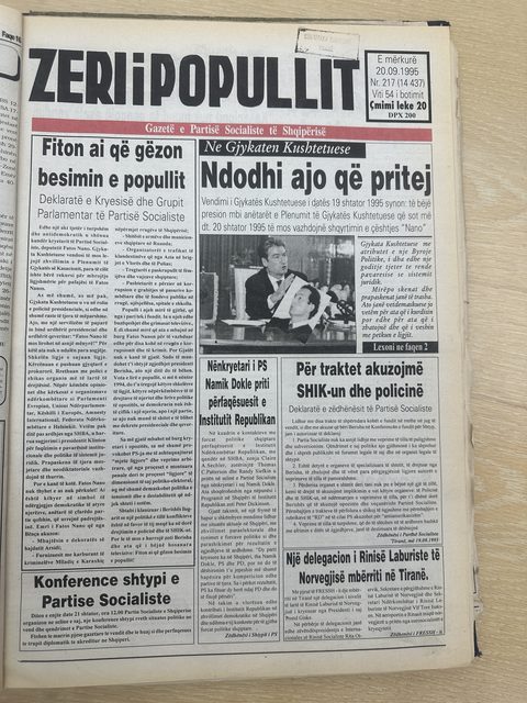 Zëri i Popullit 1995-09-20
